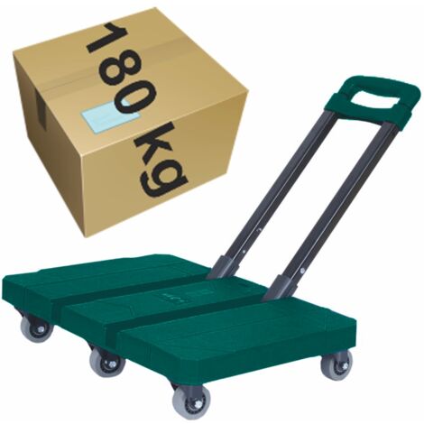Carro de transporte con plataforma plegable 180kg