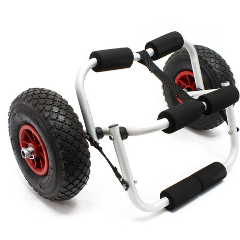 Carro de transporte de aluminio plegable 45 kg carro para barcos carro para canoas carro para canoas accesorios para kayak