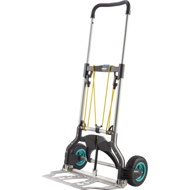 Diable Pliable Compact pour Jardin et Terrain Extérieur - Charge Max. 100 kg - ts 850 Offroad - réf. 5503000 - Wolfcraft