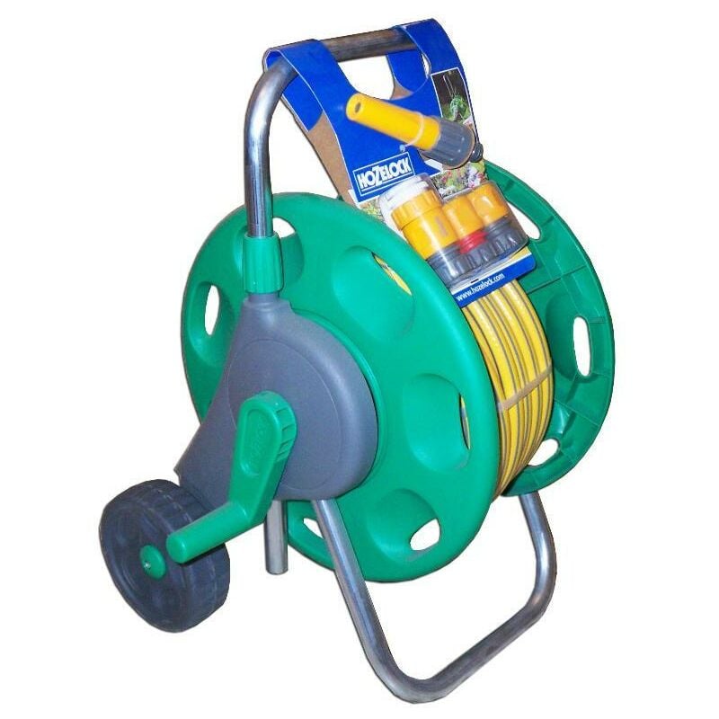 

hozelock portamangueras carro+ruedas+20 m.manguera+2292 2432 - Mibricotienda