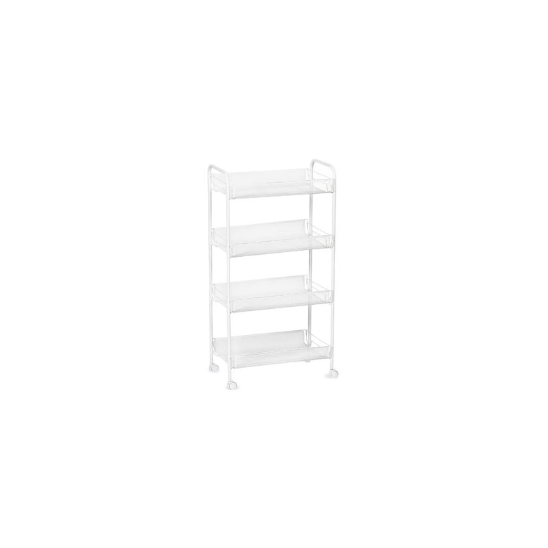 

Carro metálico 4 Bandejas Blanco 44x25,5x83cm - Andrea