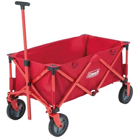 Carro Multiuso Coleman Rosso 2000035214 con Ruote e Maniglie Robuste, Codice a Barre 3138522113247, Modello S7122000