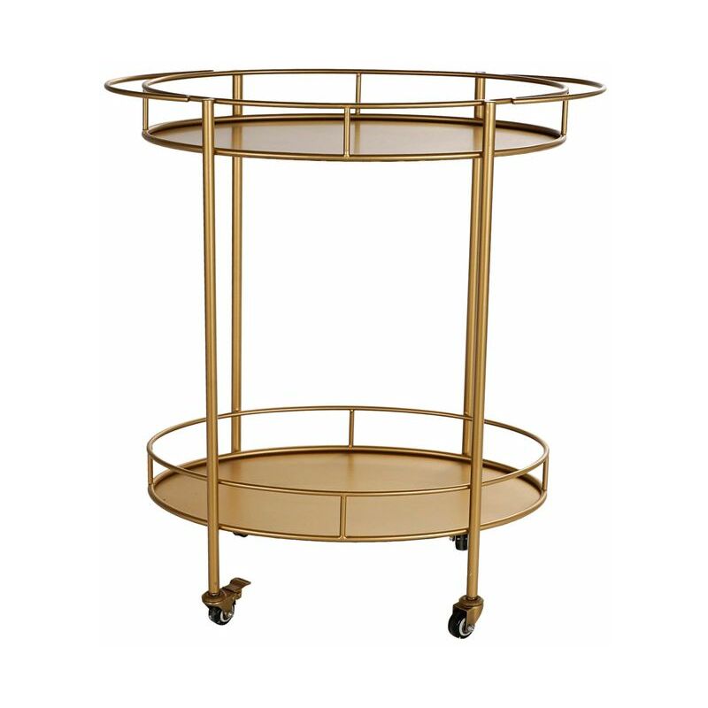 

Carro Multiusos DKD Home Decor Cobre Metal Cristal (70 x 35 x 78 cm)