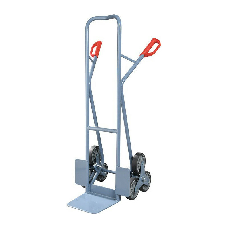 

Carro para escaleras H.1300mm pala tamaño L250xW320mm STA rueda de 3 brazos estrella PROMAT