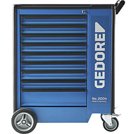 Carro para herramientas 2004 A775xP435xH985mm 500 kg 9 cajones, chapa de acero GEDORE