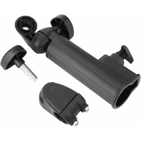 Carro para paraguas, carro para paraguas, carro de golf, carro para paraguas, carro para paraguas de plástico, carro para bicicleta, soporte de plástico ajustable universal negro