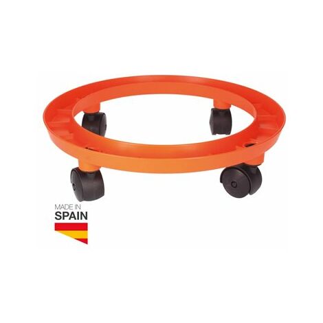 Carro porta bombonas de gas Naranja