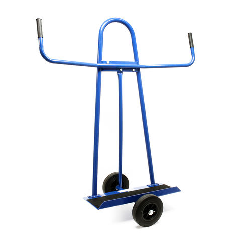 Carro porta paneles hasta 300kg con 2 ruedas de goma maciza para el transporte de objetos grandes