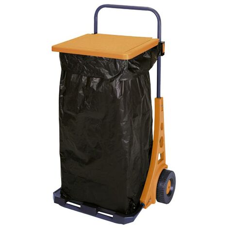 Carro de limpieza VEVOR Janitorial Trolley con bolsa de PVC para oficina de  limpieza