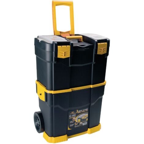 ARTPLAST Carro portaherramientas / maletín de herramientas con ruedas 460x280x665 mm. caja almacenaje, malentin organizador