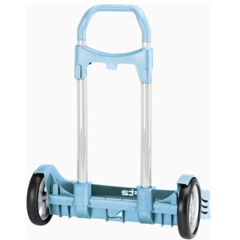 Carro portamochilas evolution plegable celeste