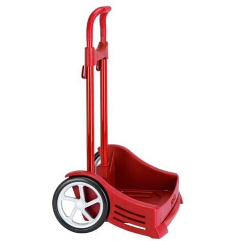 Carro portamochilas evolution plegable rojo