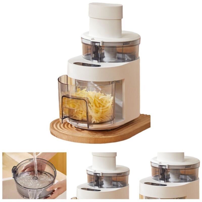 Carrot Potato Cutting Machi, Electric Meat Grinder, Multifunction Kitchen Vegetable Cutting Machine, for Fruit, Pepper, Chilli, Vegetable