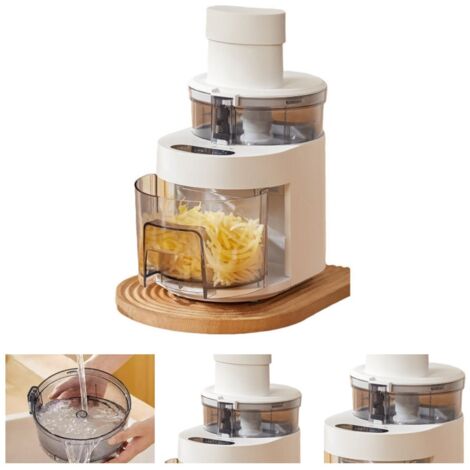 Carrot Potato Cutting Machi, Electric Meat Grinder, Multifunction Kitchen Vegetable Cutting Machine, for Fruit, Pepper, Chilli, Vegetable
