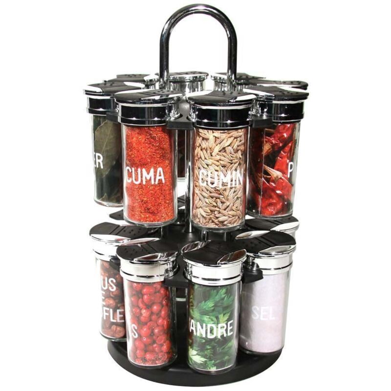 Saveur Et Degustation - Carrousel à épices Cooking - 16 Pots