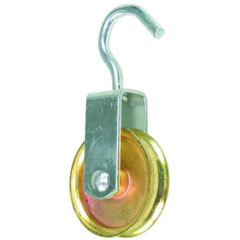 Carrucola Con Gancio Ruota Ottonata - ø mm.25x11 - 20 pz