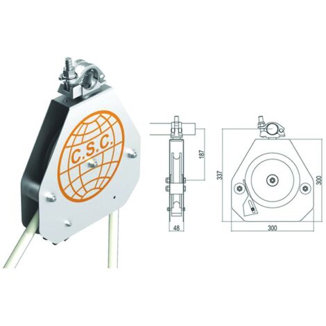 Carrucola Di Sicurezza Con Freno Autobloccante Kg.50 - mm.300x300
