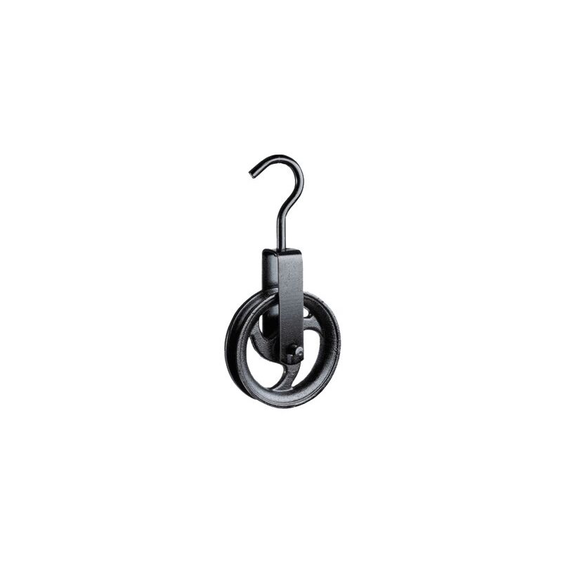 Carrucole ghisa con gancio D.MM.125