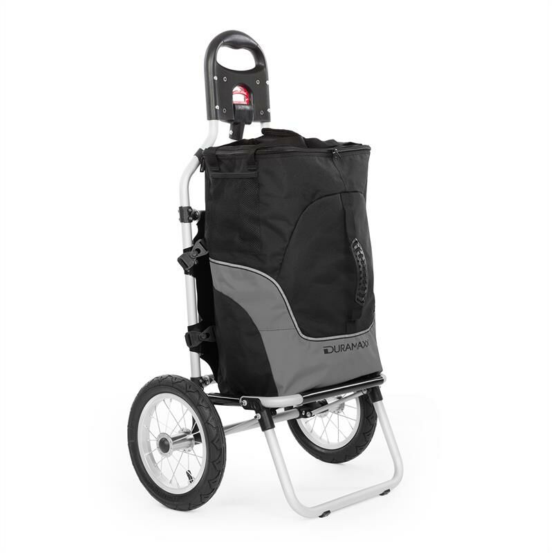 

Duramaxx - Carry Grey carrito remolque para bicicleta carga máx. 20 kg negro gris
