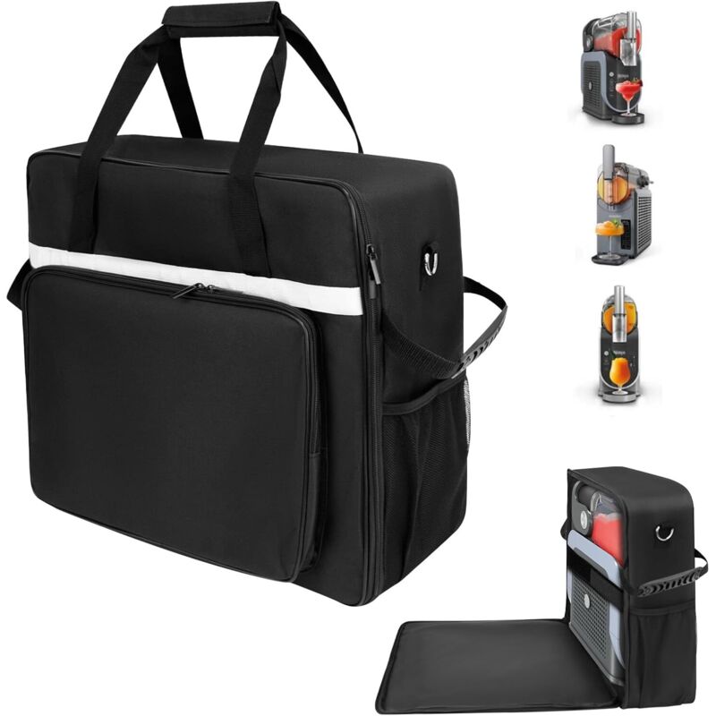 Carrying case for Ninja FS301/FS299/FS301C/FS300 slush machine, portable carrying case for outdoor frozen drinks, dustproof and waterproof protective