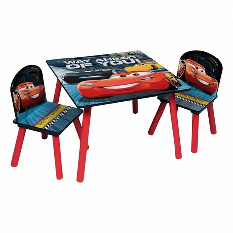 CARS 3 Table et 2 chaises enfant en bois MDF FW85873 CARS 3 Table et 2 chaises enfant en bois MDF FW85873