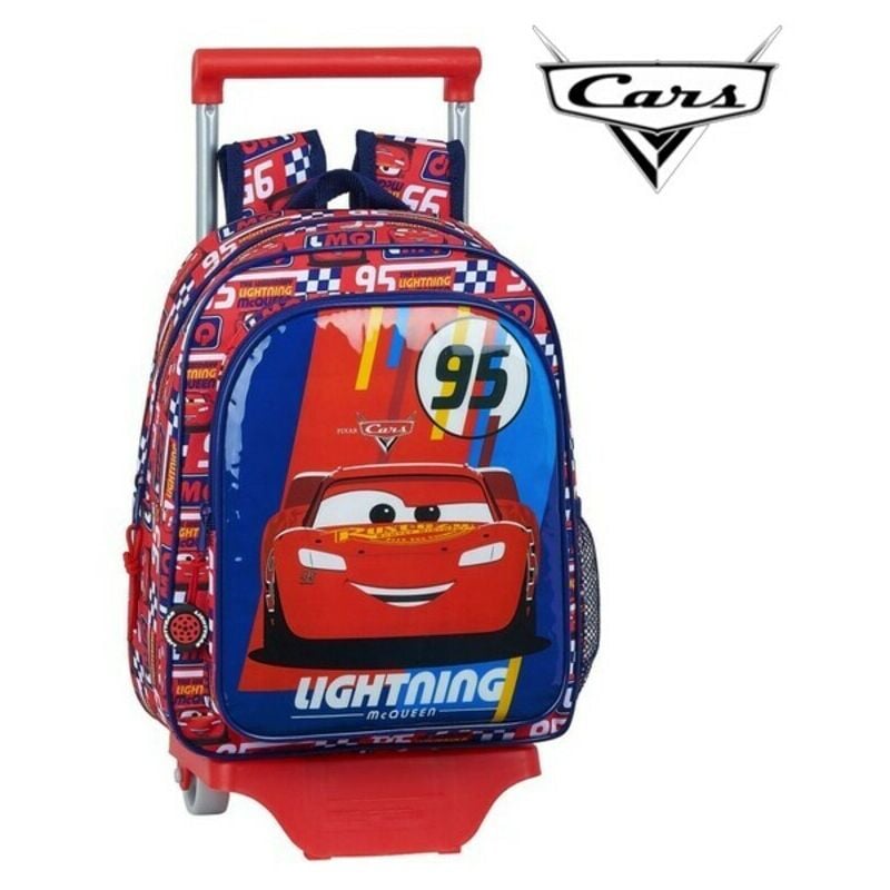 

Mochila Escolar con Ruedas 705 Racing Block Rojo - Cars