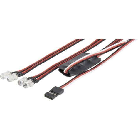Carson Modellsport Kit d'éclairage rouge, blanc 4.4 - 6 V 500906239 S566111