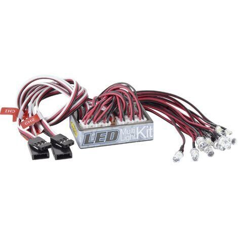Carson Modellsport Unité d'éclairage blanc, rouge 4 - 6 V/DC 500906166
