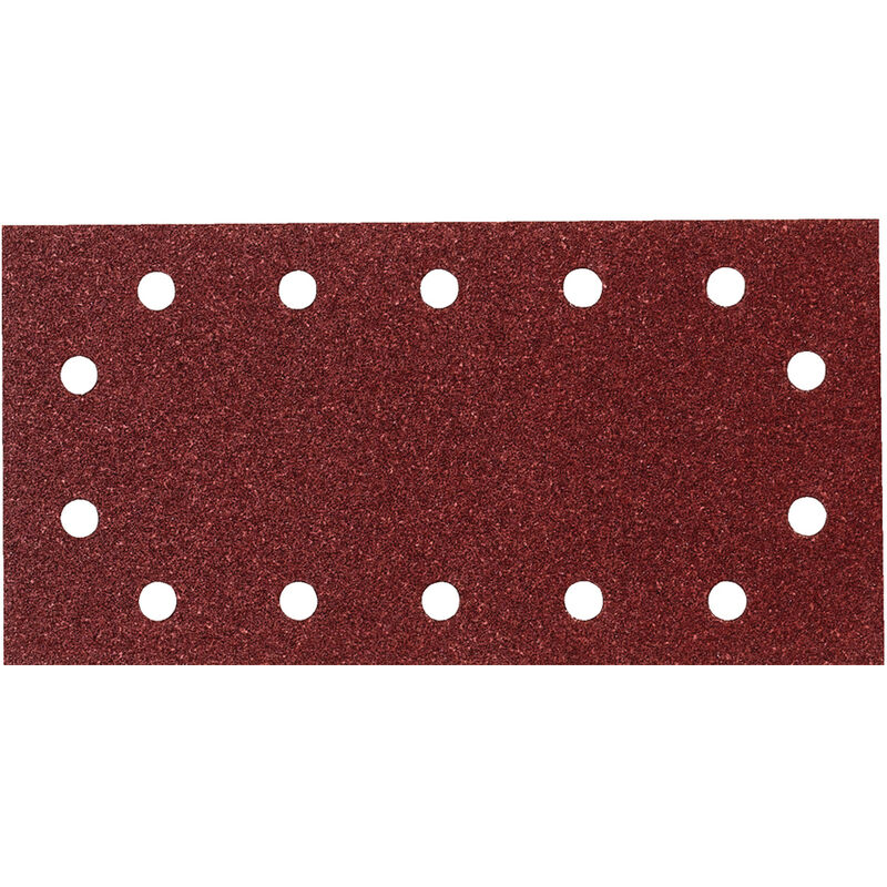 Carta abrasiva 14 fori con velcro 115 mm x 229 mm