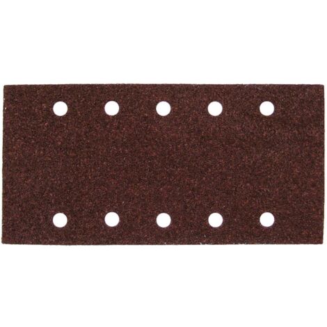 CARTA ABRASIVA CON VELCRO 115 mm x 229 mm - GRANA P40 cod. P-33174
