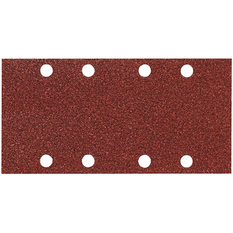 Carta abrasiva velcro Makita, 93 x 185 mm, K60, 50 pz. 93 x 185 mm - K60 - 50 pz. - 8 fori