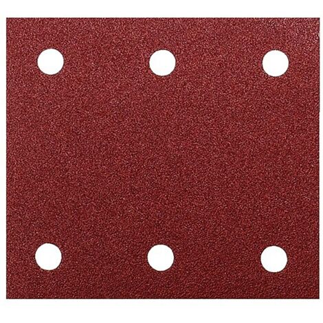 Carta abrasiva Makita 114 x 102 mm, K150, 50 pz. 114 x 102 mm - K150 - 50 pz. - 6 fori
