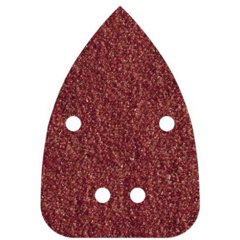 Carta Abrasiva Velcrata per Levigatrice Delta Triangolo Strappo 96x136 Wolfcraft - Grana: 240