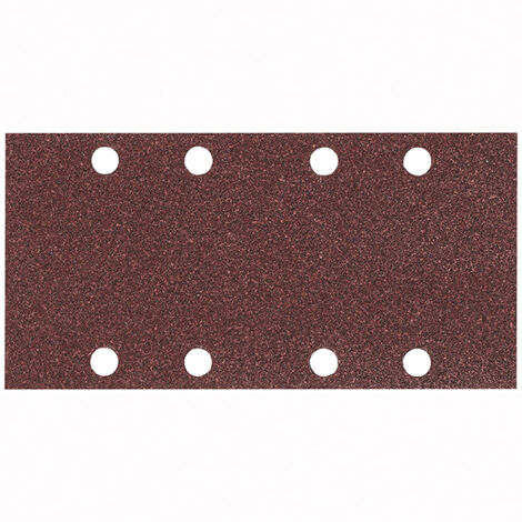 Carta abrasiva velcro Makita, 93 x 185 mm, K120, 10 pz. 93 x 185 mm - K120 - 10 pz. - 8 fori