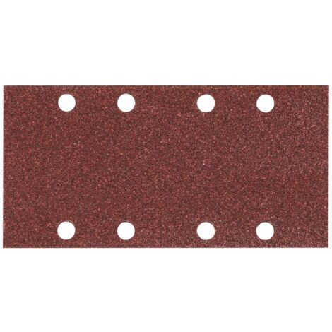 Carta abrasiva velcro Makita, 93 x 185 mm, K40, 10 pz. 93 x 185 mm - K40 - 10 pz. - 8 fori