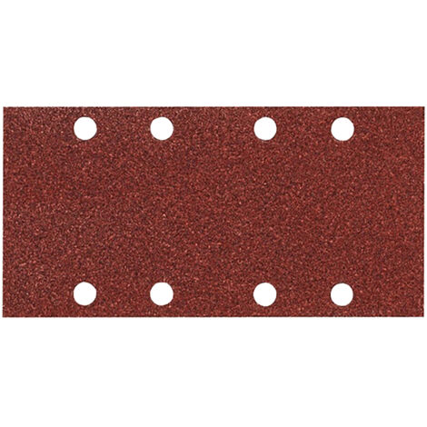 Carta abrasiva velcro Makita, 93 x 185 mm, K60, 50 pz. 93 x 185 mm - K60 - 50 pz. - 8 fori
