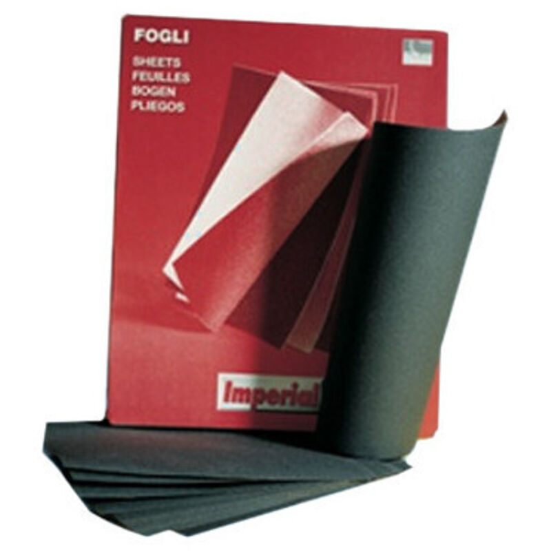 Carta abrasiva WOD 23x28 cm grano 180 para lijado fino en madera y metal – WOD