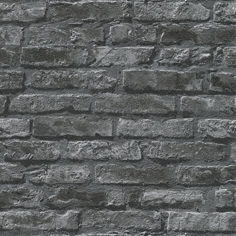 Profhome 954701-GU Carta da parati a pietre e mattonelle leggermente strutturata opaco 5,33 m2