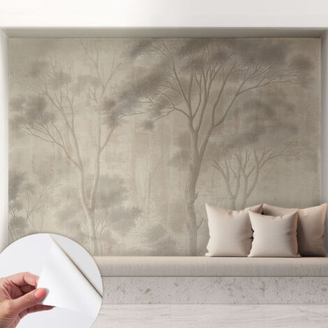 Carta da parati adesiva - fotomurale - facile da applicare - per la soggiorno - camera da letto - Armonia elegante 208x146 cm