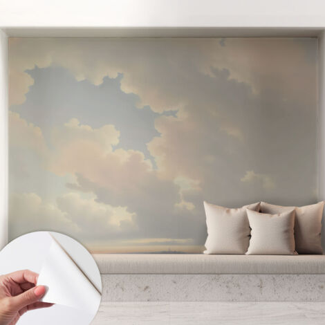 Carta da parati adesiva - fotomurale - facile da applicare - per la soggiorno - camera da letto - Cielo pastello 208x146 cm