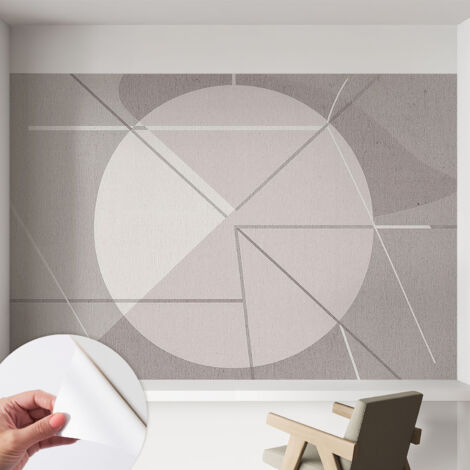 Carta da parati adesiva - lavabile - decorazione murale - per cucina - pellicola decorativa Geometria astratta 152x104 cm