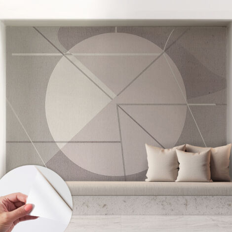 Carta da parati adesiva - lavabile - decorazione murale - per cucina - pellicola decorativa Geometria astratta 208x146 cm