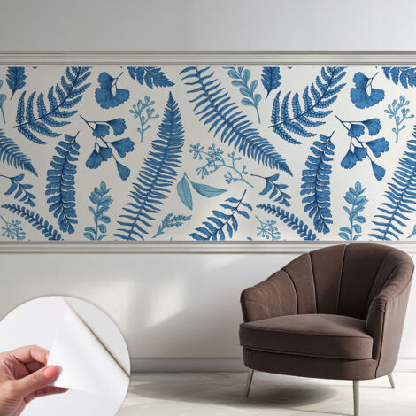 Carta da parati adesiva - lavabile - decorazione murale - per cucina - pellicola decorativa Motivi botanici 250x104 cm