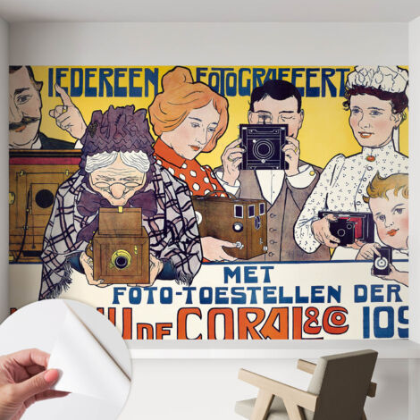 Carta da parati adesiva - lavabile - decorazione murale - per cucina - pellicola decorativa Passione fotografica 152x104 cm