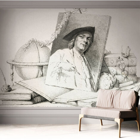 Carta da parati adesiva - lavabile - decorazione murale - per cucina - pellicola decorativa Ritratto artistico 312x219 cm