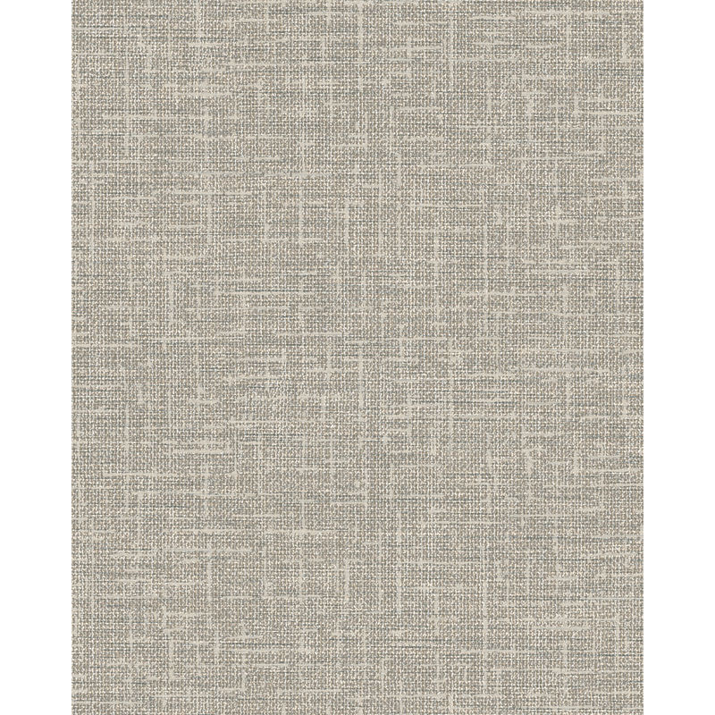 Carta da parati aspetto tessile Profhome DE120113-DI Carta da parati tnt goffrata a caldo goffrata tono su tono opaca grigio beige 5,33 m2