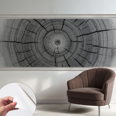 Carta da parati autoadesiva - Fotomurale adesivo - design elegante - stile moderno - Armonia boschiva 250x104 cm