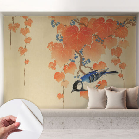 Carta da parati autoadesiva - Fotomurale adesivo - design elegante - stile moderno - Armonia vinosa 208x146 cm