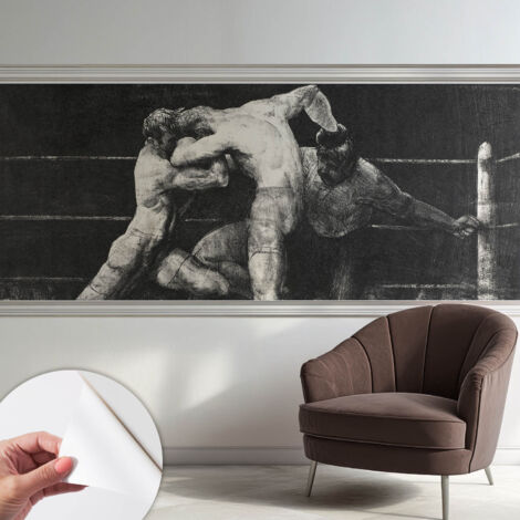 Carta da parati autoadesiva - Fotomurale adesivo - design elegante - stile moderno - Duello di pugili 250x104 cm
