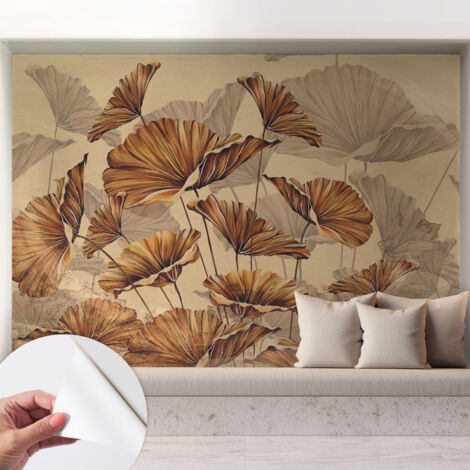 Carta da parati autoadesiva - Fotomurale adesivo - design elegante - stile moderno - Eleganza autunnale 208x146 cm